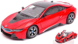 MASINUTA METALICA BMW I8 ROSU SCARA 1 LA 24