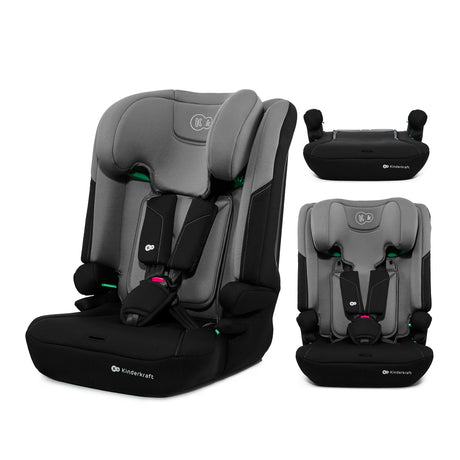 SCAUN AUTO KINDERKRAFT COMFY 75-150 CM, DK GREY