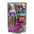 BARBIE YOU CAN BE SET PAPUSA CU DOUA ANIMALUTE DIN JUNGLA