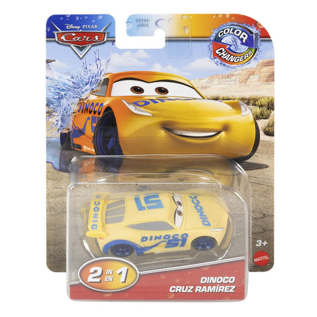 CARS MASINUTA DINOCO CRUZ RAMIREZ CU CULORI SCHIMBATOARE