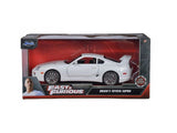 JADA FAST AND FURIOUS MASINUTA METALICA BRIANS TOYOTA SUPRA ALB SCARA 1 LA 24