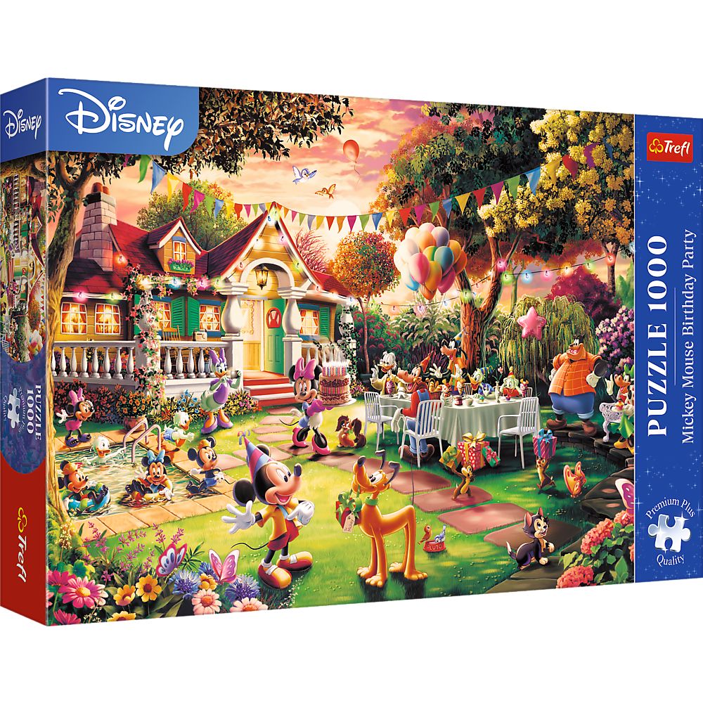 PUZZLE TREFL 1000 PREMIUM PLUS DISNEY MICKEY MOUSE PETRECERE ZI DE NASTERE