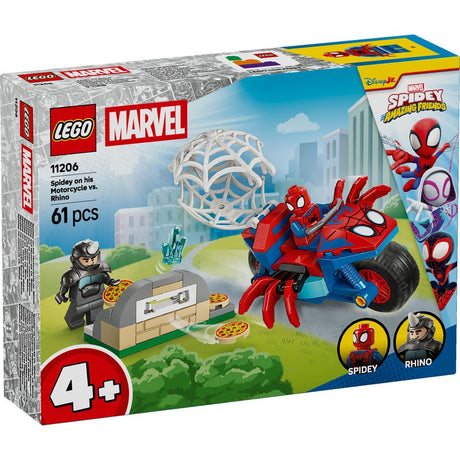 LEGO MARVEL SPIDEY PE MOTOCICLETA VS RHINO 11206