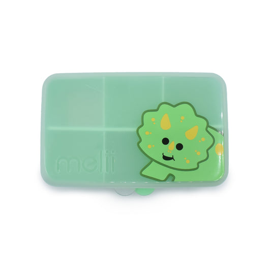 CUTIE SNACK 6 COMPARTIMENTE, MELII, PRINT DINOZAUR