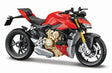 MAISTO MOTOCICLETA METALICA EDITIE SPECIALA DUCATI SUPER NAKED V4 SCARA 1 LA 18