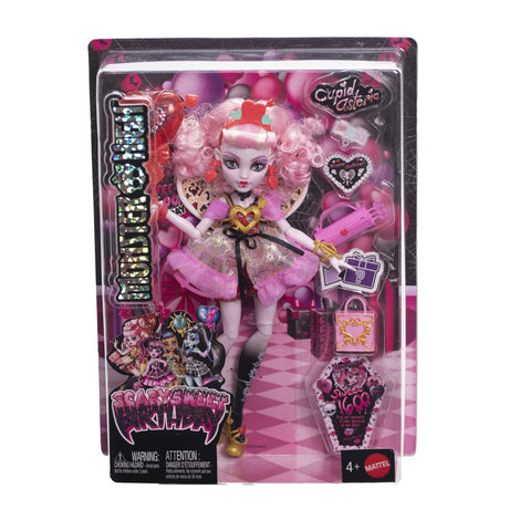 MONSTER HIGH ANIVERSARE DULCE SI INFRICOSATOARE PAPUSA CUPID ASTERIA CU ACCESORII