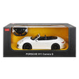 MASINA CU TELECOMANDA PORSCHE CARRERA S ALB CU SCARA 1 LA 12