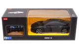 MASINA CU TELECOMANDA BMW i8 NEGRU CU SCARA 1 LA 18