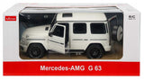 MASINA CU TELECOMANDA MERCEDES-BENZ G63 ALB SCARA 1 LA 14