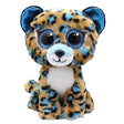 PLUS TY 15CM BOOS COBALT LEOPARDUL CU PETE ALBASTRE