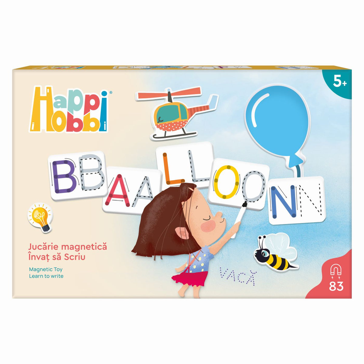 HAPPI HOBBI JUCARIE MAGNETICA INVAT SA SCRIU