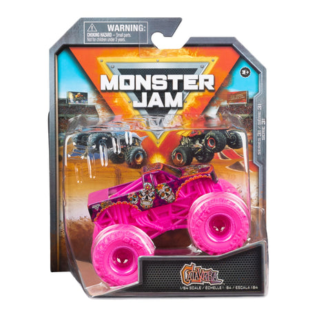 MONSTER JAM MASINUTA METALICA CALAVERA SCARA 1 LA 64