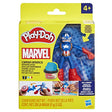PLAY-DOH MARVEL FIGURINA FLEXIBILA CU ACCESORII CAPTAIN AMERICA 10CM