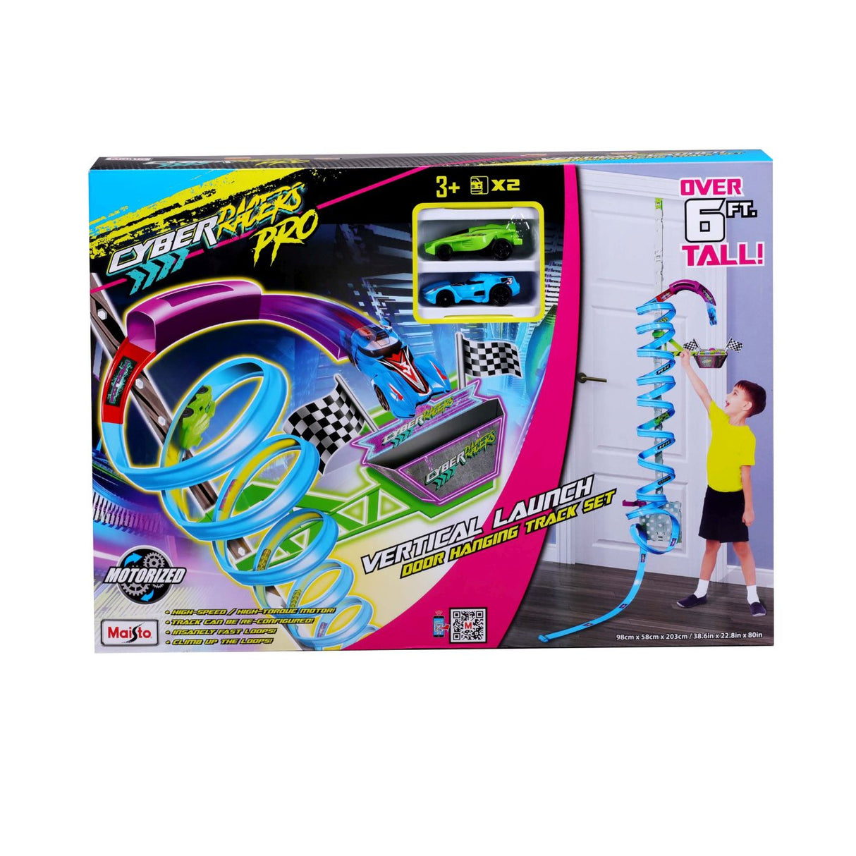 MAISTO CYBER RACERS CIRCUIT CU LANSARE VERTICALA