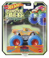 HOT WHEELS MONSTER TRUCK GLOW IN THE DARK MASINUTA PODIUM CRASHER SCARA 1:64