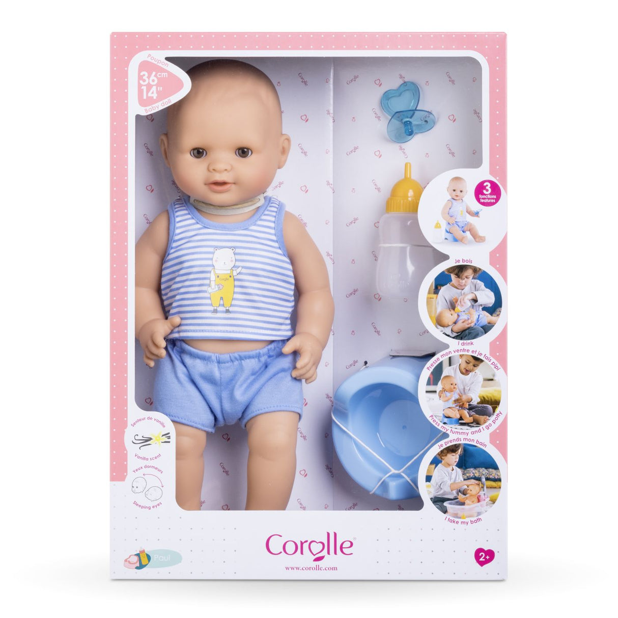 COROLLE MGP BEBELUSUL PAUL CU ACCESORII 36CM