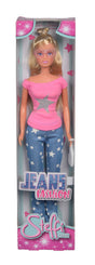 PAPUSA STEFFI JEANS FASHION CU BLUZA ROZ