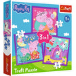 PUZZLE TREFL 3IN1 OBICEIURILE LUI PEPPA  PIG