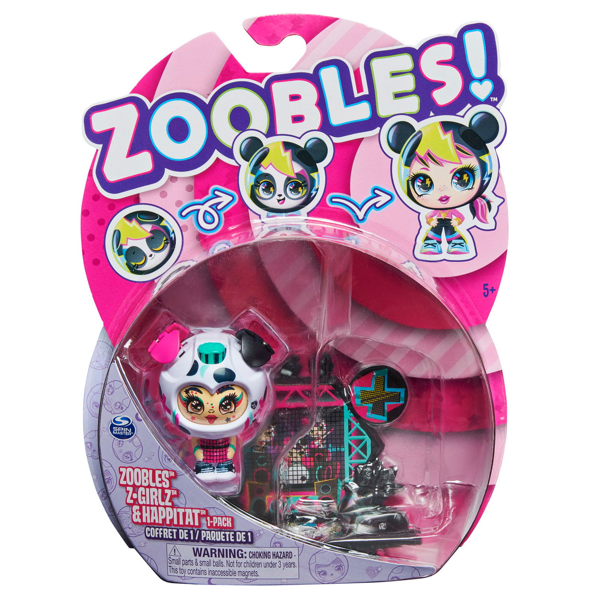 ZOOBLES Z-GIRLZ FIGURINA DE TRANSFORMARE FETITA CATELUSA