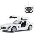 MASINA CU TELECOMANDA MERCEDES-BENZ SLS ALB SCARA 1 LA 14