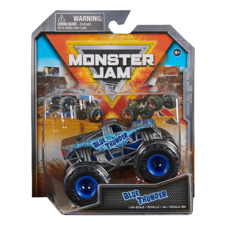 MONSTER JAM MASINUTA METALICA BLUE THUNDER SCARA 1 LA 64