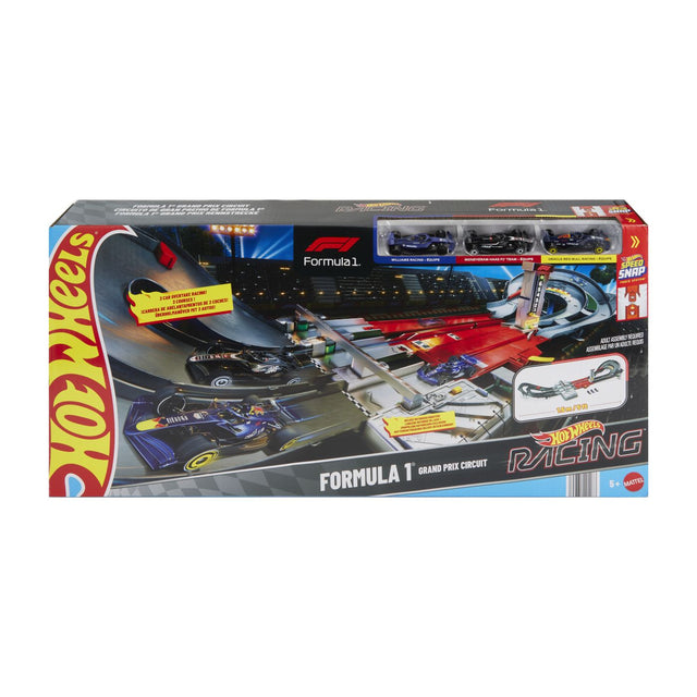 HOT WHEELS RACING CIRCUIT DE CURSE GRAND PRIX FORMULA 1 CU 3 MASINUTE INCLUSE