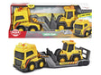DICKIE VOLVO SET TRAILER SI EXCAVATOR CU SUNETE SI LUMINI