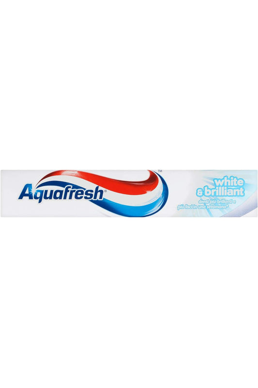Pasta de dinți Aquafresh Alb Briliant 75ml - Strălucire și prospețime intensa