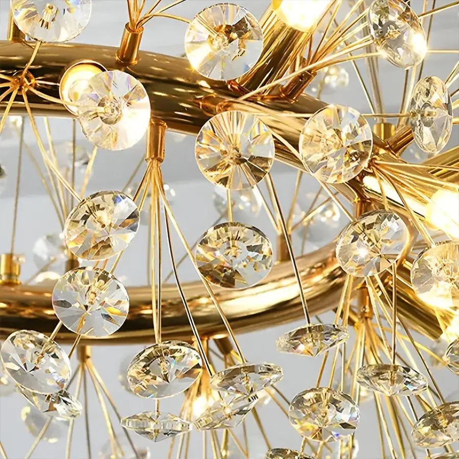 Candelabru Cristal Minuet 9X G9, Diametru 50Cm, Lucios - vivimall.ro