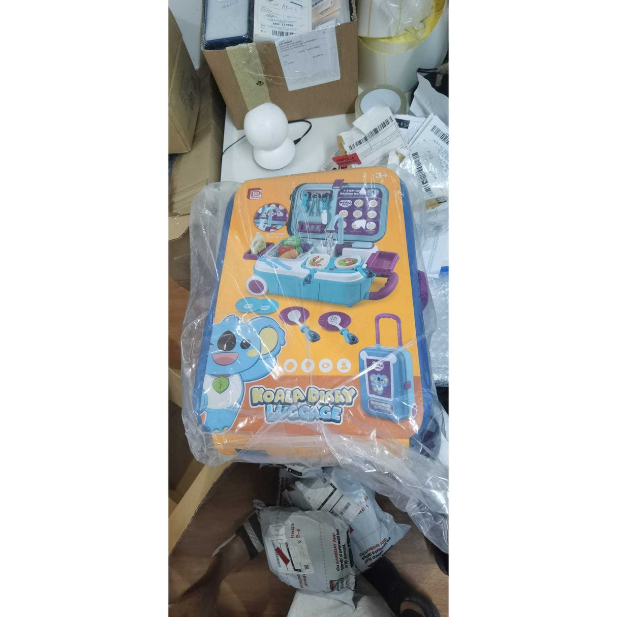 2 In 1, Valiza Si Mini Bucatarie Cu Ustensile, Resigilat - vivimall.ro