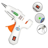 Pistol de Lipit cu Silicon la cald, Flippy, 20 W, pentru Batoane 7 mm, Duza din Aluminiu Anti-picurare, Incalzire Rapida, pentru Bricolaj, Artizanat și Reparatii, Alb - vivimall.ro