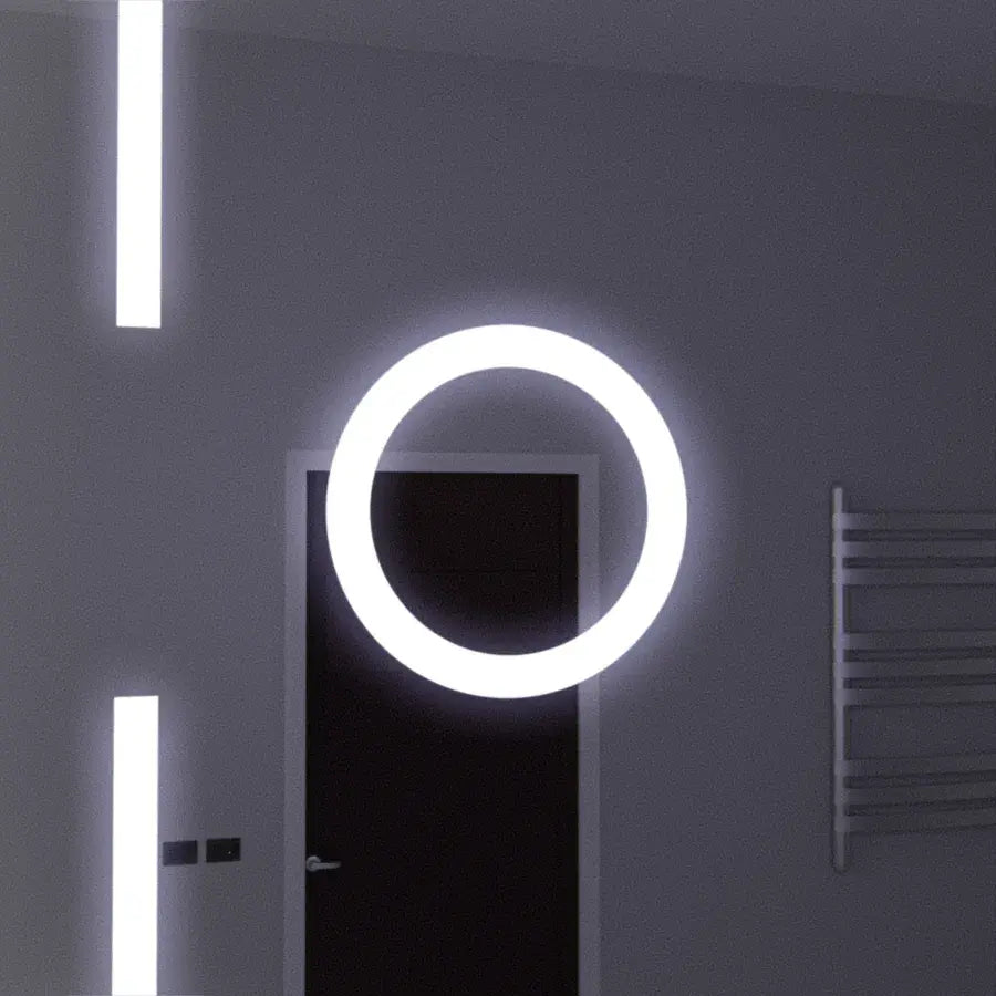 Oglinda Led Rectangulara, Senzor Motionglow Marcello, Sistem Dezaburire, Ceas & Termometru, Lupa Cosmetica - vivimall.ro
