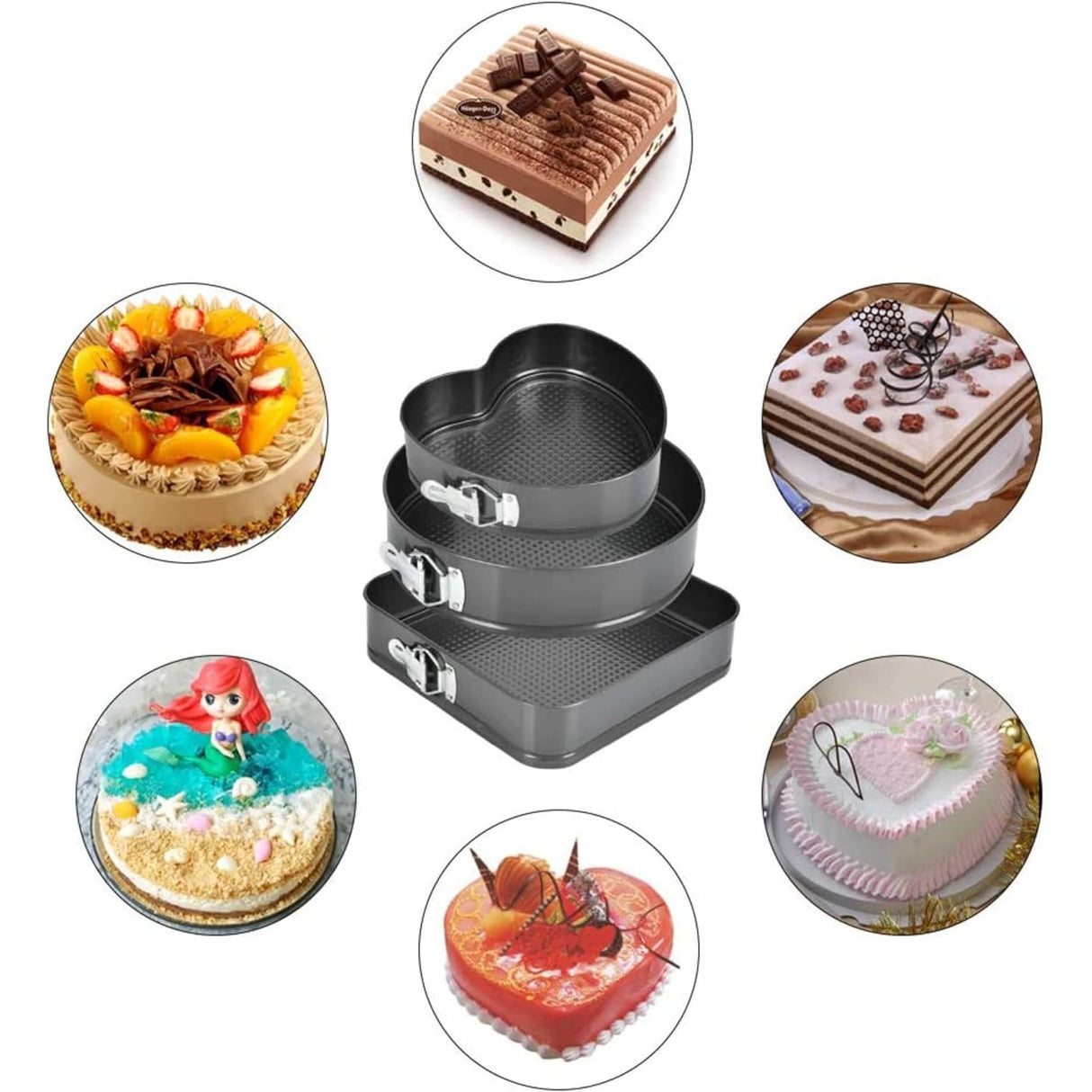 Kit complet copt torturi si briose | DecoBake - vivimall.ro