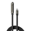 Cablu Incarcare USB Type C Gaming, Flippy, Conector Unghi 90 Grade, Suport Telefon, 240W, 1.5 m, Negru - vivimall.ro