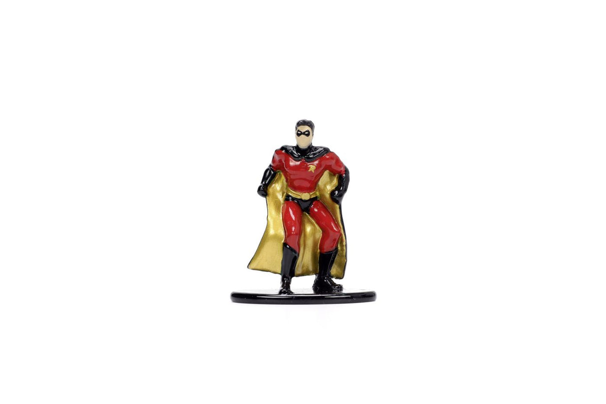 JADA BATMAN SET FIGURINA ROBIN SI MASINUTA METALICA CHEVROLET CAMARO 1967 SCARA 1:32