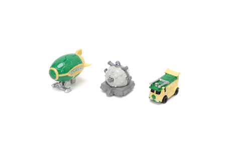 JADA SET 3 MASINUTE METALICE TESTOASELE NINJA 4CM