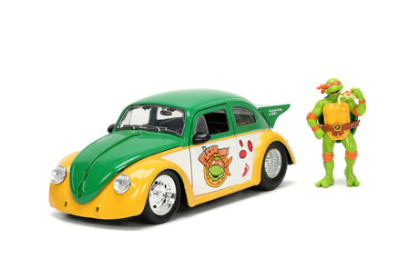 JADA MASINUTA METALICA TESTOASELE NINJA 1959 VOLKSWAGEN DRAG BEETLE 1:24