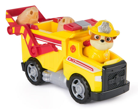 PATRULA CATELUSILOR VEHICUL DE SALVARE MASINA DE POMPIERI SI FIGURINA RUBBLE