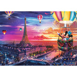 PUZZLE TREFL 1000 PREMIUM PLUS DISNEY MICKEY SI MINNIE IN PARIS