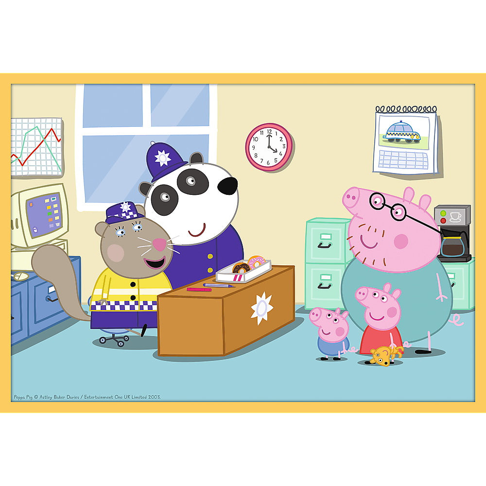 PUZZLE TREFL 10IN1 INTALNESTE-O PE PEPPA PIG
