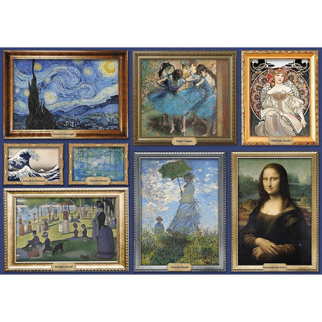 PUZZLE TREFL 1000 ART COLLECTION O COLECTIE DE CAPODOPERE DE ARTA