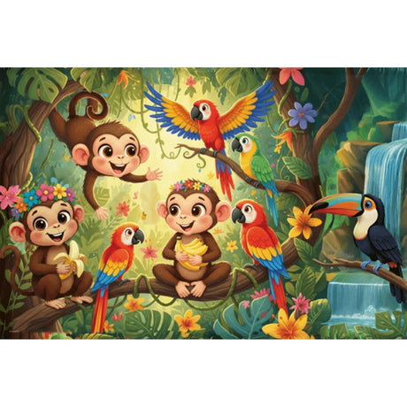 PUZZLE TREFL 24 MAXI MAIMUTE SI PRIETENI