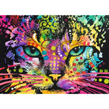 PUZZLE TREFL DIN LEMN 1000 PIESE PISICUTA COLORATA