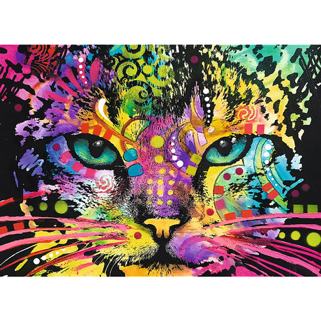 PUZZLE TREFL DIN LEMN 1000 PIESE PISICUTA COLORATA