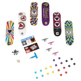 TECH DECK PACHET 6 PIESE CU ACCESORII FINGERBOARD HEART