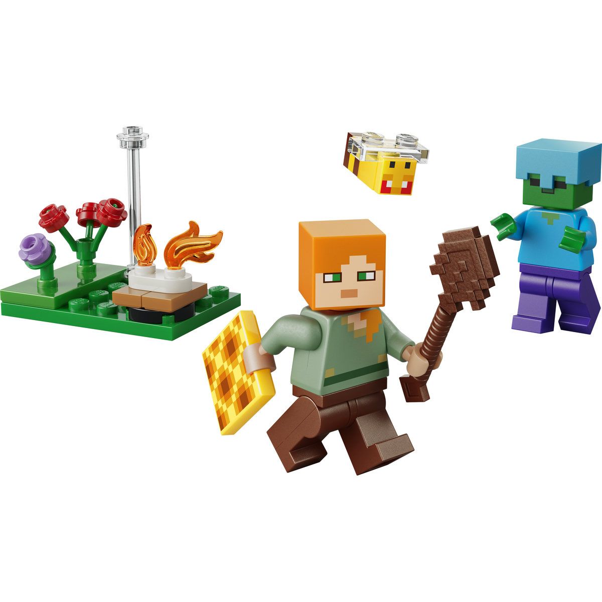 LEGO MINECRAFT CONFLICT LA FOCUL DE TABARA AL LUI ALEX 30732