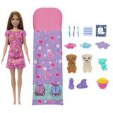 BARBIE PAPUSA BARBIE FAMILY SET PETRECERE CU 2 CATELUSI COLOR CHANGE