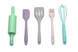 SET 5 PIESE MINI USTENSILE BAKING, MELII, COLORATE