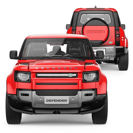 MASINUTA METALICA LAND ROVER DEFENDER 90 ROSU SCARA 1 LA 24