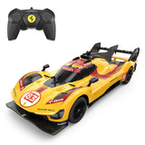 MASINA CU TELECOMANDA FERRARI 499P N83 GALBEN SCARA 1 LA 24